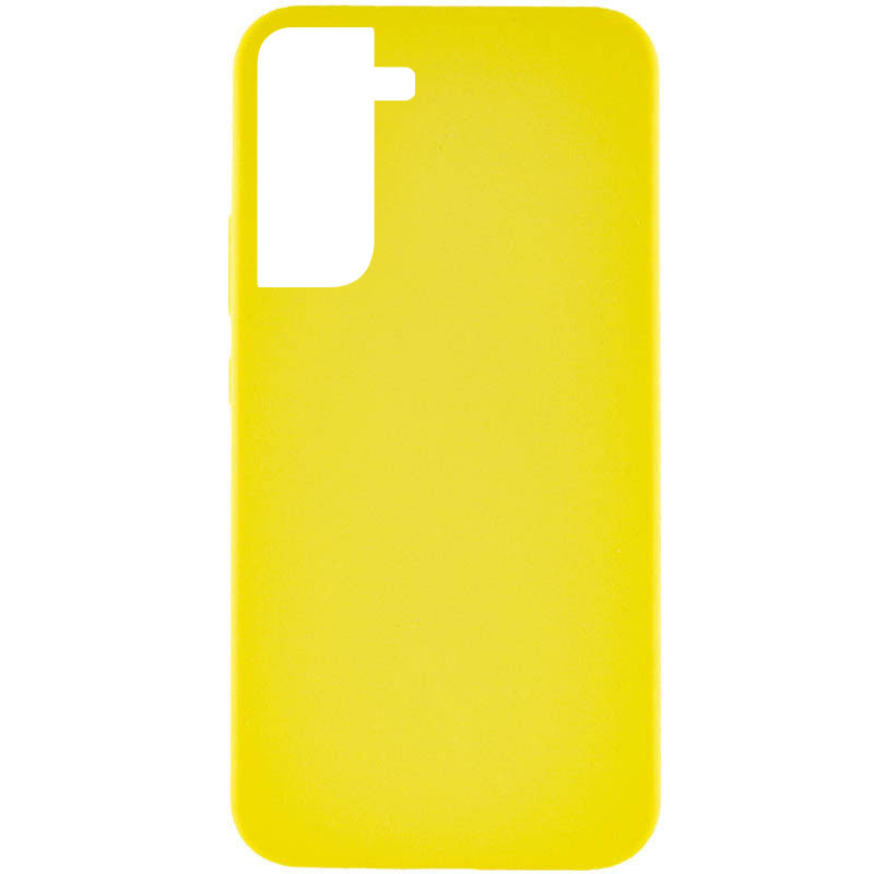 Чехол Silicone Cover Lakshmi (AAA) для Samsung Galaxy S21 FE (Желтый / Yellow)