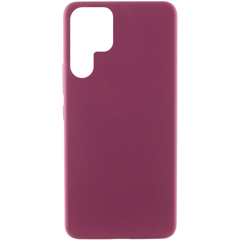 Чехол Silicone Cover Lakshmi (AAA) для Samsung Galaxy S22 Ultra (Бордовый / Plum)