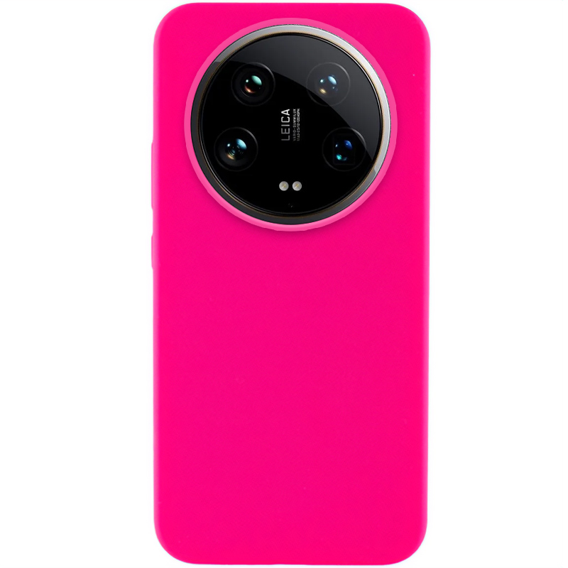 Чохол Silicone Cover Lakshmi (AAA) для Xiaomi 14 Ultra (Рожевий / Barbie pink)