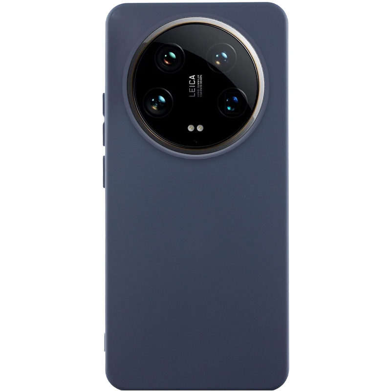 Чохол Silicone Cover Lakshmi (AAA) для Xiaomi 14 Ultra (Темно-синій / Midnight blue)