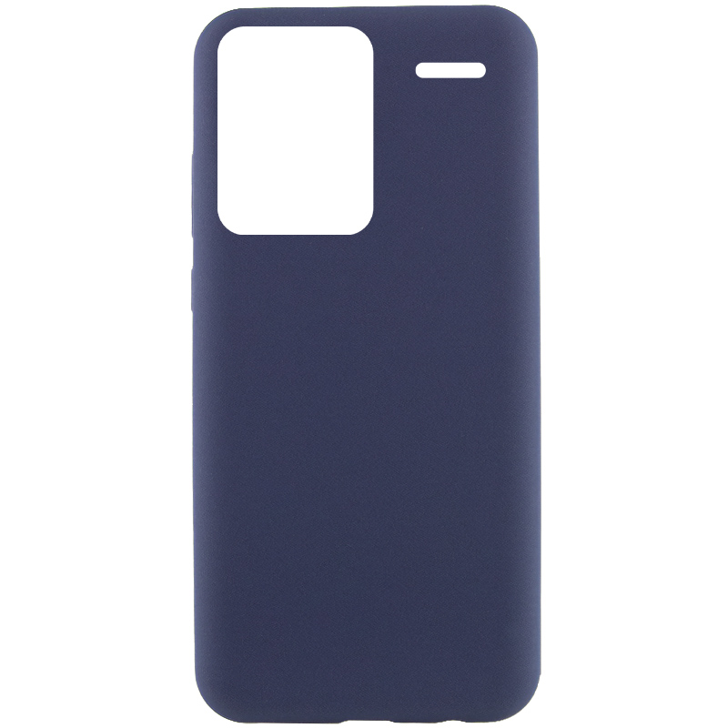 Чохол Silicone Cover Lakshmi (AAA) для Xiaomi Redmi Note 13 Pro+ (Темно-синій / Midnight blue)
