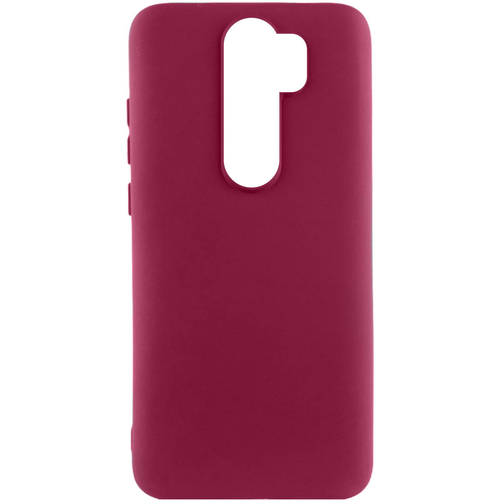 Чохол Silicone Cover Lakshmi (AAA) для Xiaomi Redmi Note 8 Pro (Бордовий / Plum)