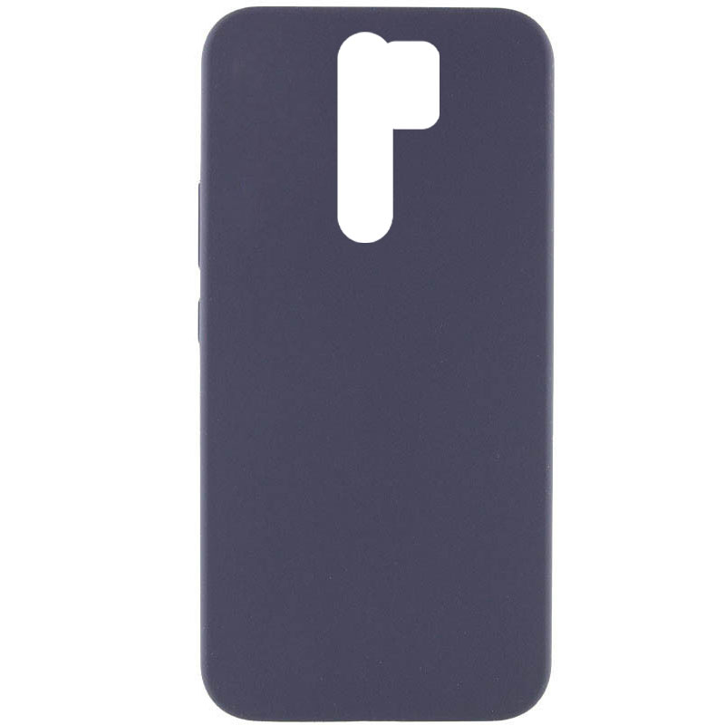 Чехол Silicone Cover Lakshmi (AAA) для Xiaomi Redmi Note 8 Pro (Серый / Dark Gray)
