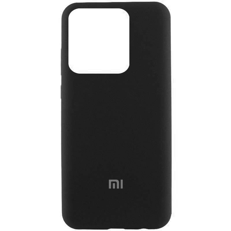 Чохол Silicone Cover Lakshmi (AAA) with Logo для Xiaomi Poco X6 (Чорний / Black)