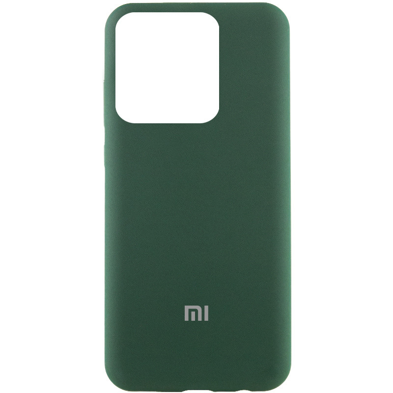 Чохол Silicone Cover Lakshmi (AAA) with Logo для Xiaomi Poco X6 (Зелений / Cyprus Green)