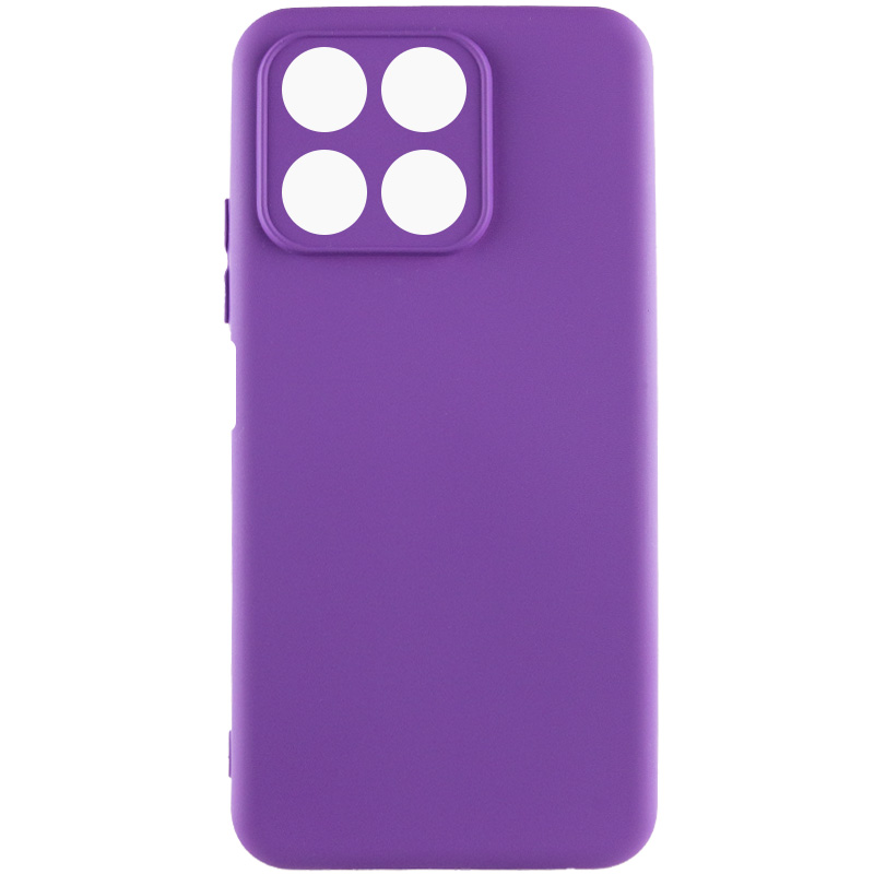 Фото Чехол Silicone Cover Lakshmi Full Camera (A) для Huawei Honor X8a Фиолетовый / Purple на onecase.com.ua