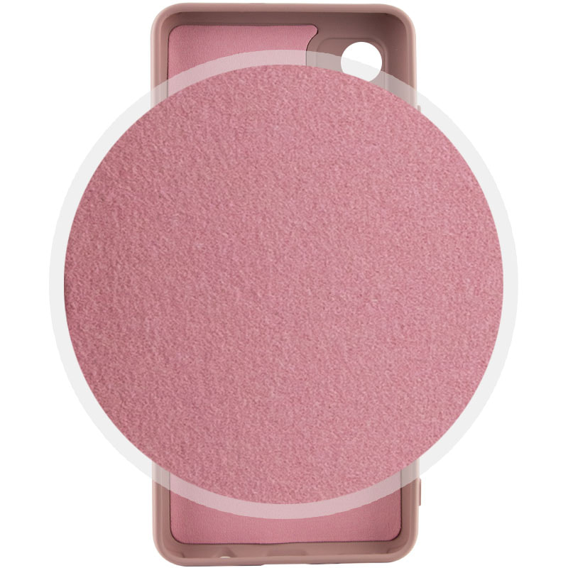 Чехол Silicone Cover Lakshmi Full Camera (A) для Motorola Moto E13 Розовый / Pink Sand в магазине onecase.com.ua