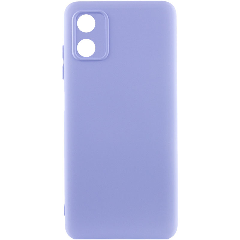 Чохол Silicone Cover Lakshmi Full Camera (A) для Motorola Moto G04 (Бузковий / Dasheen)