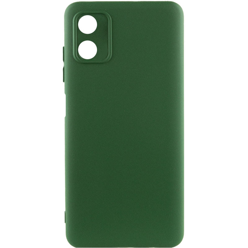 Чохол Silicone Cover Lakshmi Full Camera (A) для Motorola Moto G04 (Зелений / Dark green)