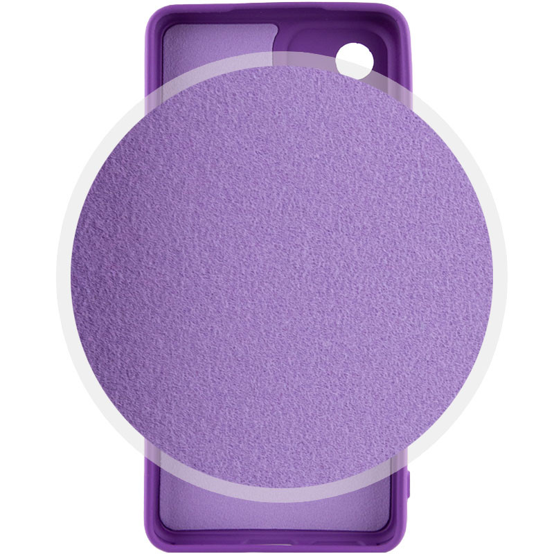 Фото Чехол Silicone Cover Lakshmi Full Camera (A) для Motorola Moto G14 Фиолетовый / Purple в магазине onecase.com.ua