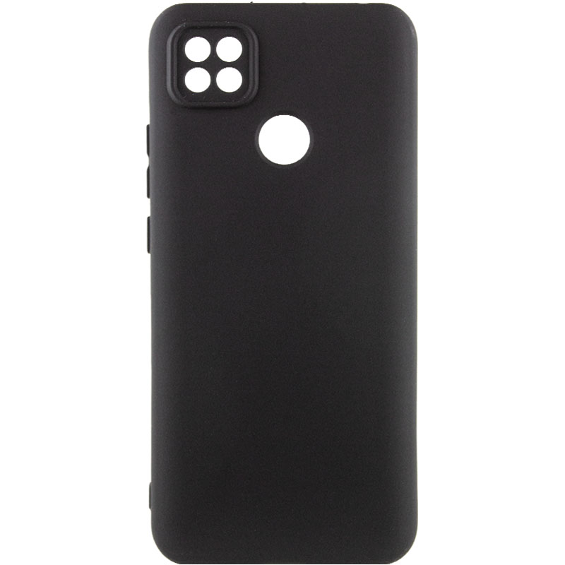 Чохол Silicone Cover Lakshmi Full Camera (A) для Oppo A15s / A15 (Чорний / Black)