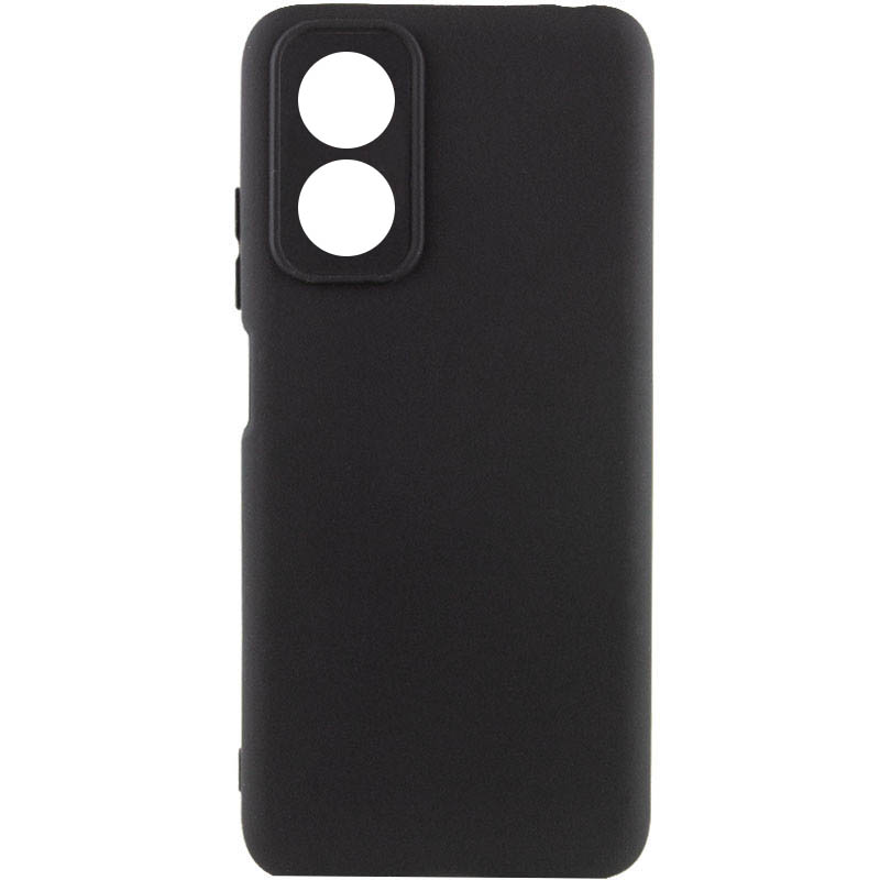 Чехол Silicone Cover Lakshmi Full Camera (A) для Oppo A17 (Черный / Black)