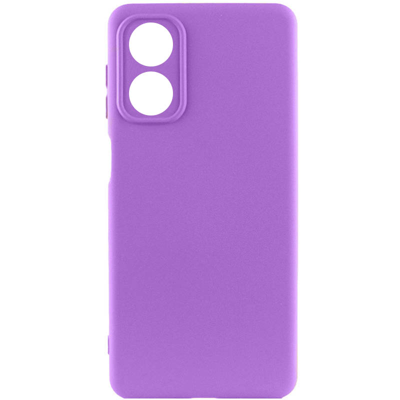 Чохол Silicone Cover Lakshmi Full Camera (A) для Oppo A17 (Фіолетовий / Purple)