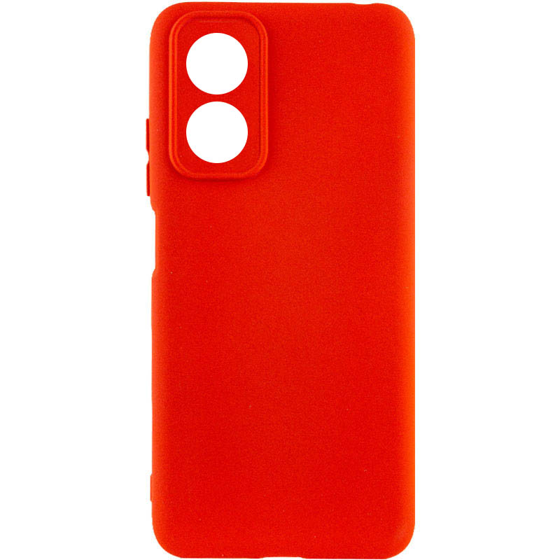 Чехол Silicone Cover Lakshmi Full Camera (A) для Oppo A17 (Красный / Red)