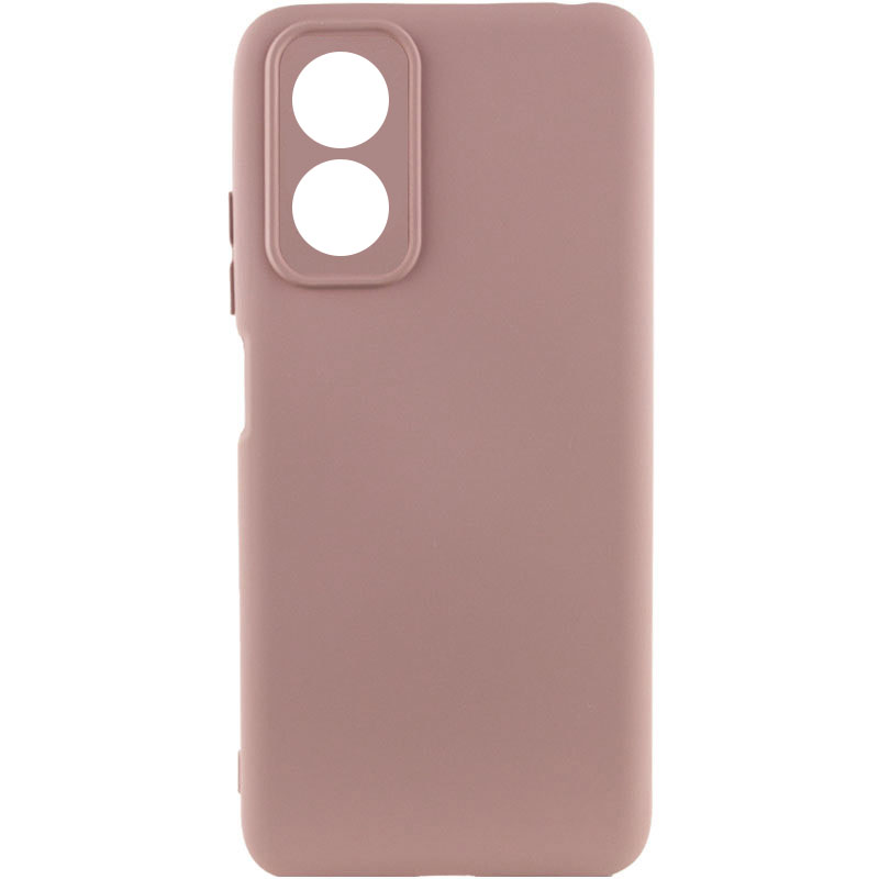 Чехол Silicone Cover Lakshmi Full Camera (A) для Oppo A17 (Розовый / Pink Sand)