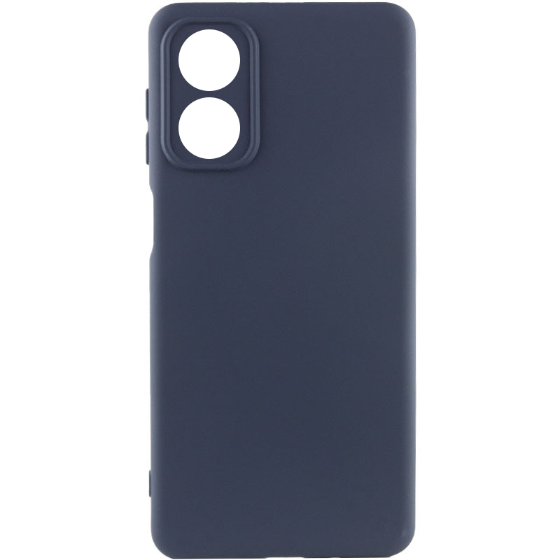 Чохол Silicone Cover Lakshmi Full Camera (A) для Oppo A17 (Синій / Midnight Blue)