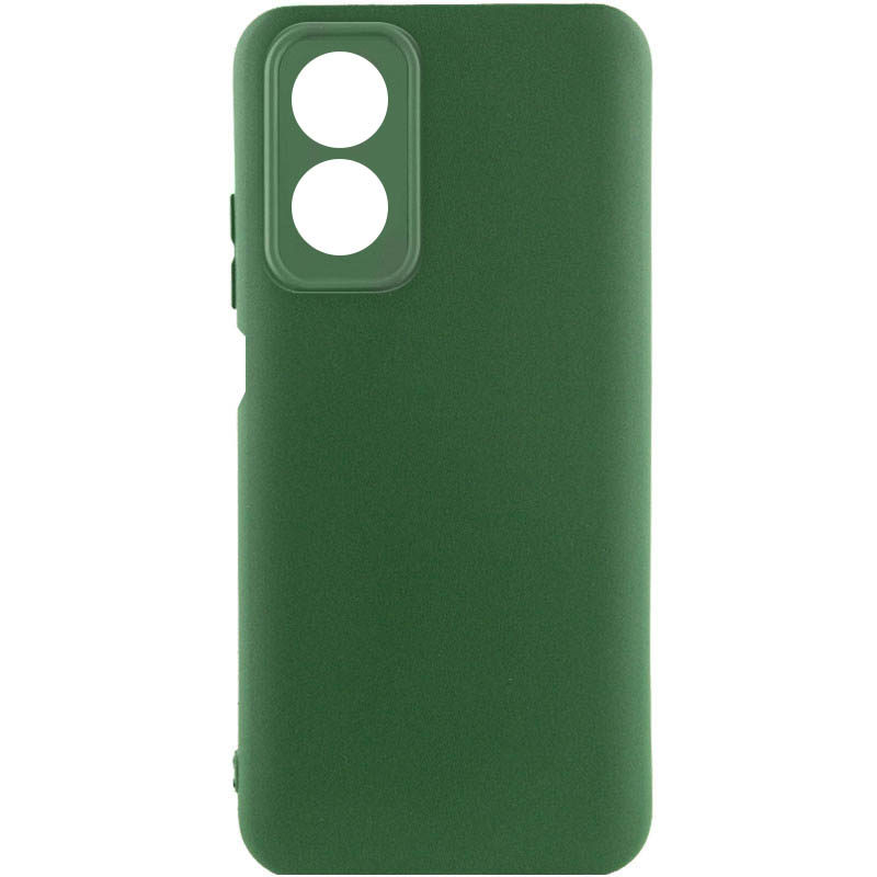 Чохол Silicone Cover Lakshmi Full Camera (A) для Oppo A17 (Зелений / Dark green)