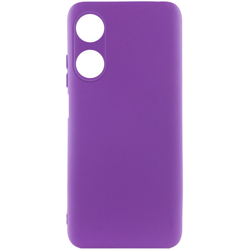 Чехол Silicone Cover Lakshmi Full Camera (A) для Oppo A38 / A18 (Фиолетовый / Purple)
