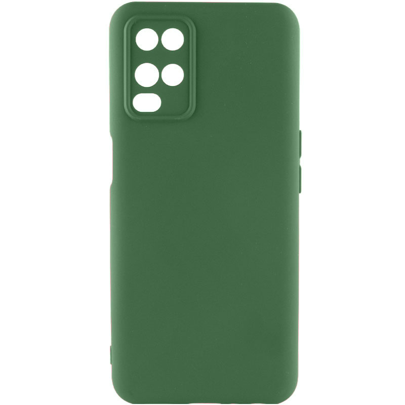 Чохол Silicone Cover Lakshmi Full Camera (A) для Oppo A54 4G (Зелений / Dark green)