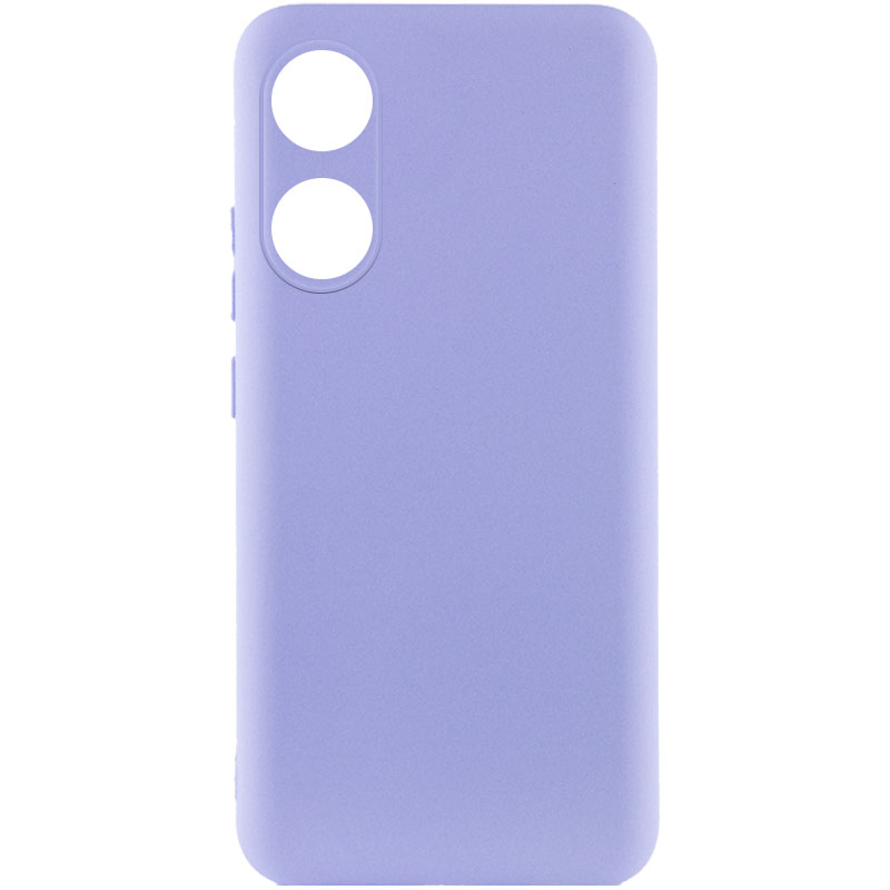 Чохол Silicone Cover Lakshmi Full Camera (A) для Oppo A58 4G (Бузковий / Dasheen)