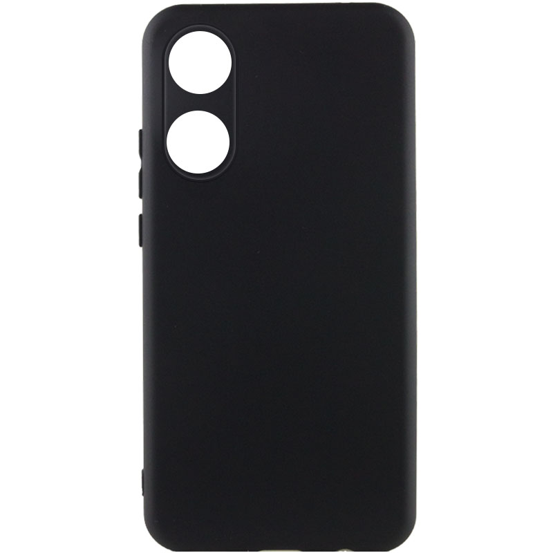 Чохол Silicone Cover Lakshmi Full Camera (A) для Oppo A78 4G (Чорний / Black)
