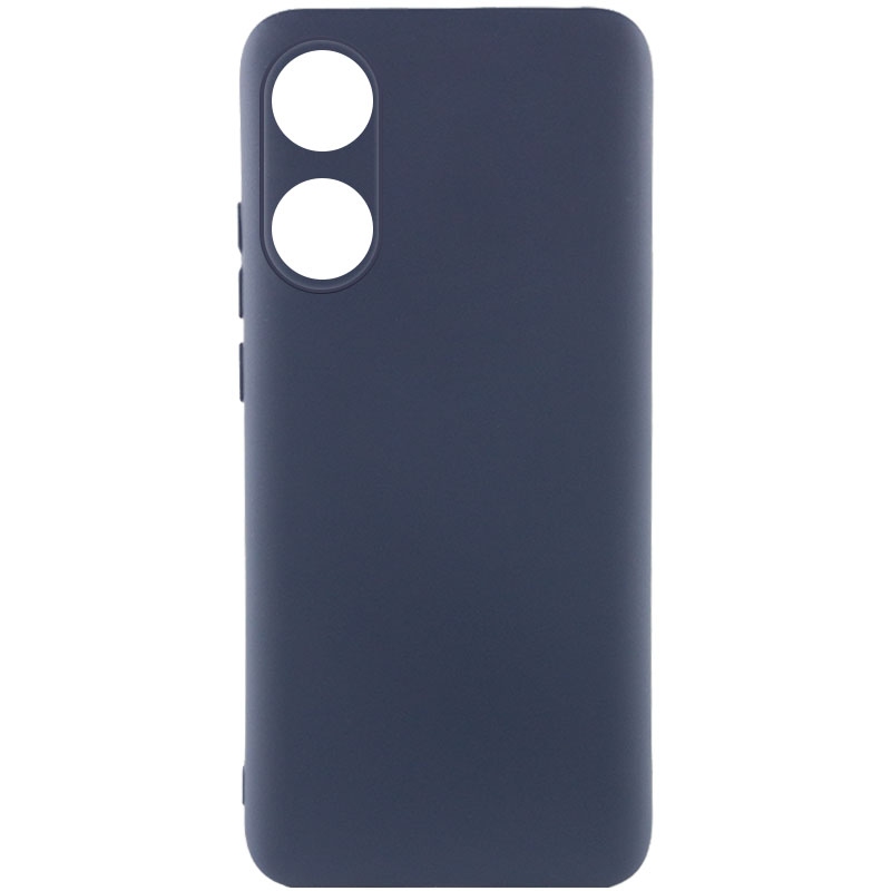 Чехол Silicone Cover Lakshmi Full Camera (A) для Oppo A78 4G (Синий / Midnight Blue)