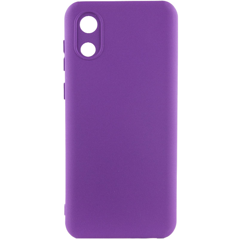 Чехол Silicone Cover Lakshmi Full Camera (A) для Samsung Galaxy A03 Core (Фиолетовый / Purple)