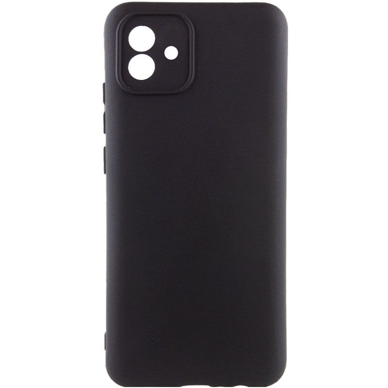 Чохол Silicone Cover Lakshmi Full Camera (A) для Samsung Galaxy A04 (Чорний / Black)