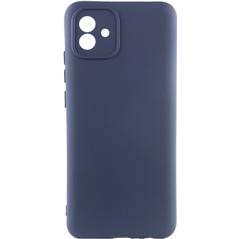 Чехол Silicone Cover Lakshmi Full Camera (A) для Samsung Galaxy A04 (Синий / Midnight Blue)