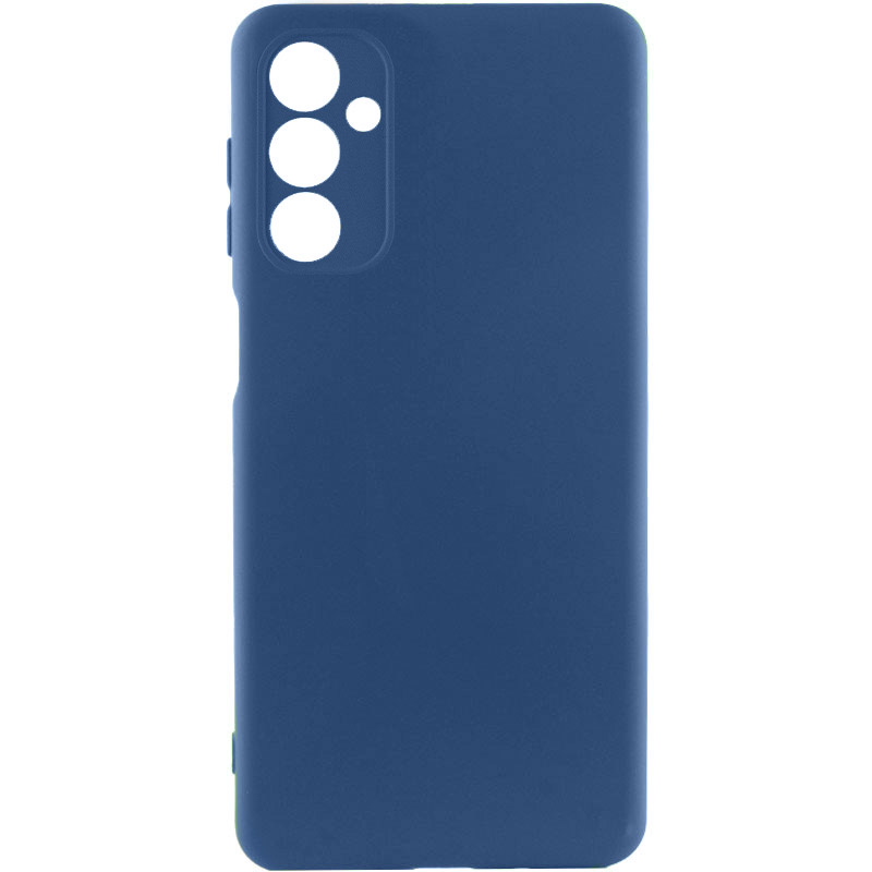 Чехол Silicone Cover Lakshmi Full Camera (A) для Samsung Galaxy A05s (Синий / Navy Blue)