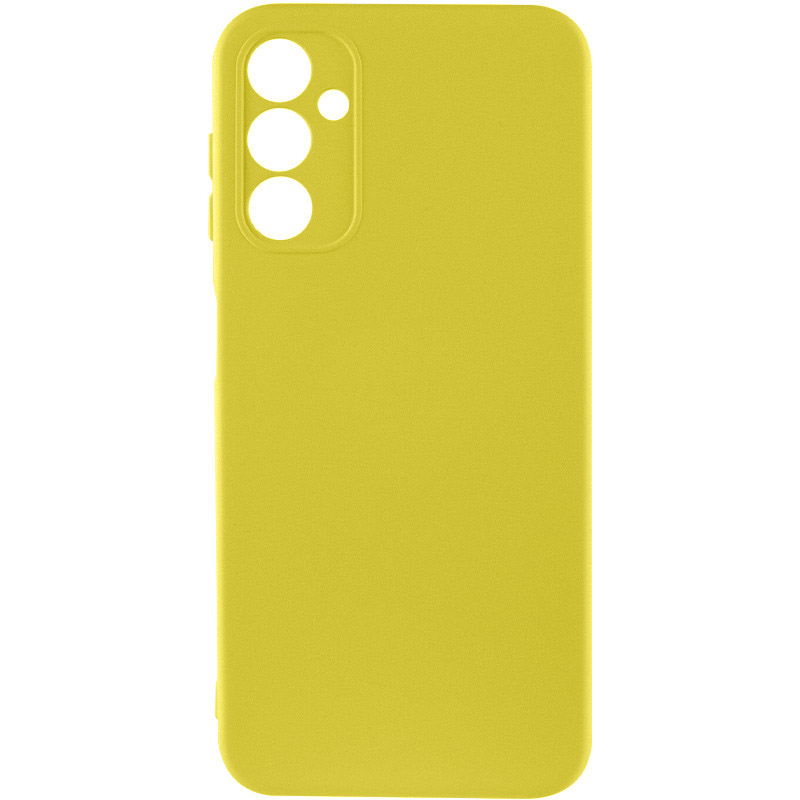 Чехол Silicone Cover Lakshmi Full Camera (A) для Samsung Galaxy A05s (Желтый / Flash)