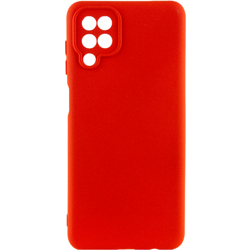 Чохол Silicone Cover Lakshmi Full Camera (A) для Samsung Galaxy A12 (Червоний / Red)