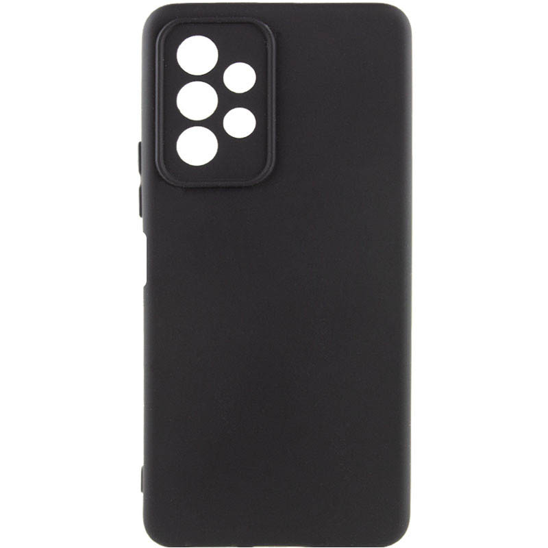 Чехол Silicone Cover Lakshmi Full Camera (A) для Samsung Galaxy A13 4G (Черный / Black)