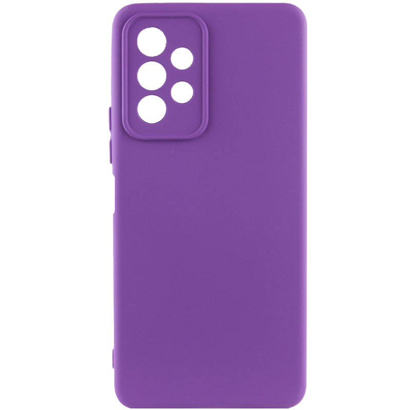Чехол Silicone Cover Lakshmi Full Camera (A) для Samsung Galaxy A13 4G (Фиолетовый / Purple)