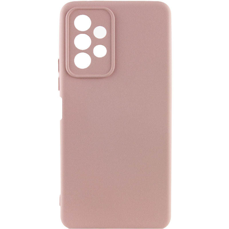 Чехол Silicone Cover Lakshmi Full Camera (A) для Samsung Galaxy A13 4G (Розовый / Pink Sand)