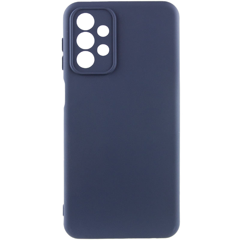 Чехол Silicone Cover Lakshmi Full Camera (A) для Samsung Galaxy A13 4G (Синий / Midnight Blue)
