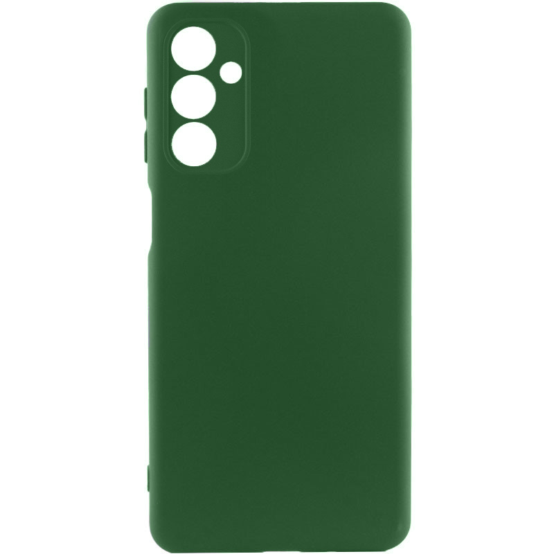 Чохол Silicone Cover Lakshmi Full Camera (A) для Samsung Galaxy A14 4G/5G (Зелений / Dark green)
