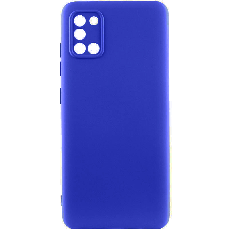 Чехол Silicone Cover Lakshmi Full Camera (A) для Samsung Galaxy A31 (Синий / Iris)