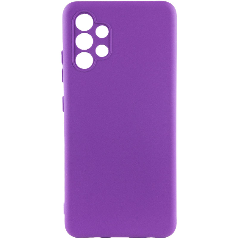 Чохол Silicone Cover Lakshmi Full Camera (A) для Samsung Galaxy A32 (A325F) 4G (Фіолетовий / Purple)
