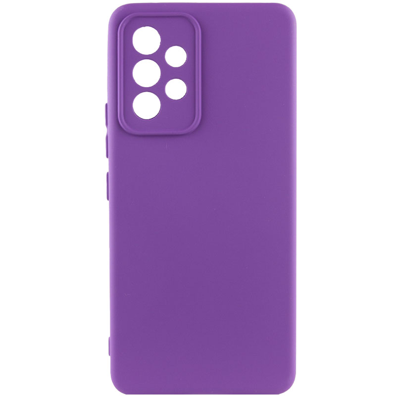 Чехол Silicone Cover Lakshmi Full Camera (A) для Samsung Galaxy A33 5G (Фиолетовый / Purple)