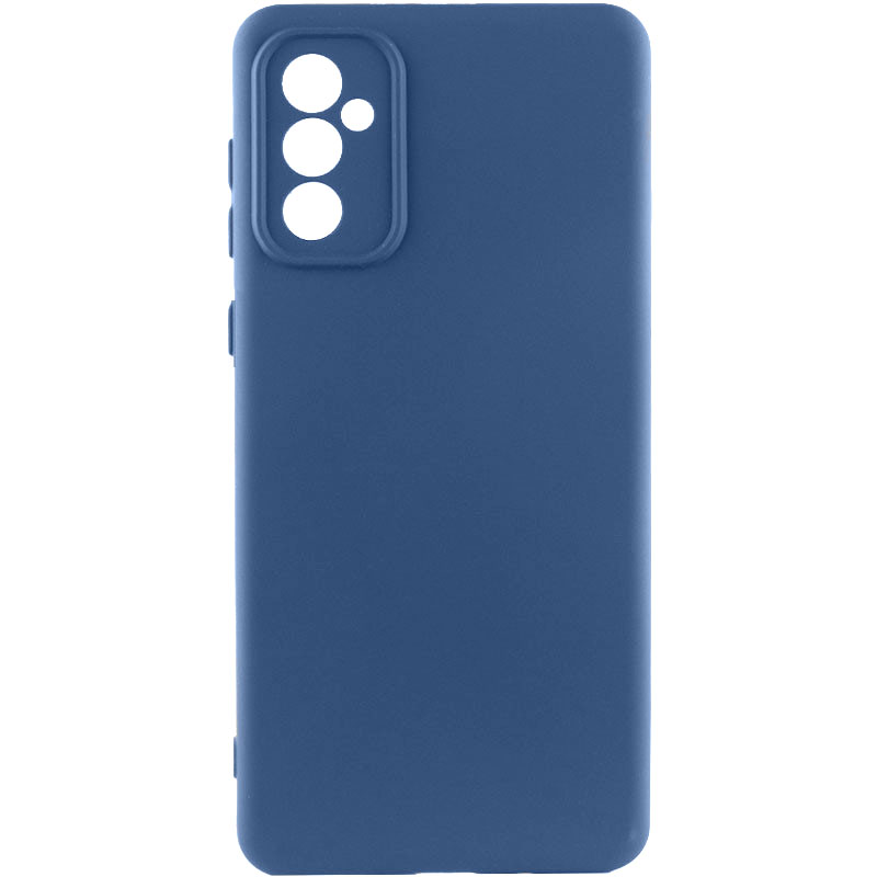 Чехол Silicone Cover Lakshmi Full Camera (A) для Samsung Galaxy A34 5G (Синий / Navy Blue)