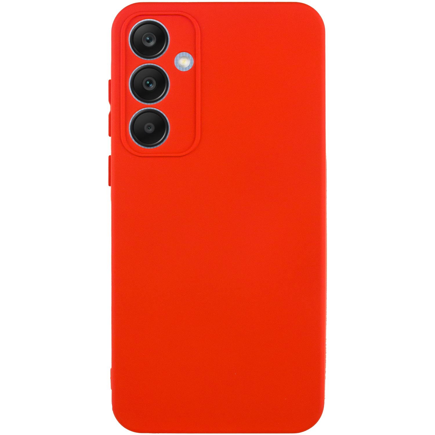 Чехол Silicone Cover Lakshmi Full Camera (A) для Samsung Galaxy A35 (Красный / Red)