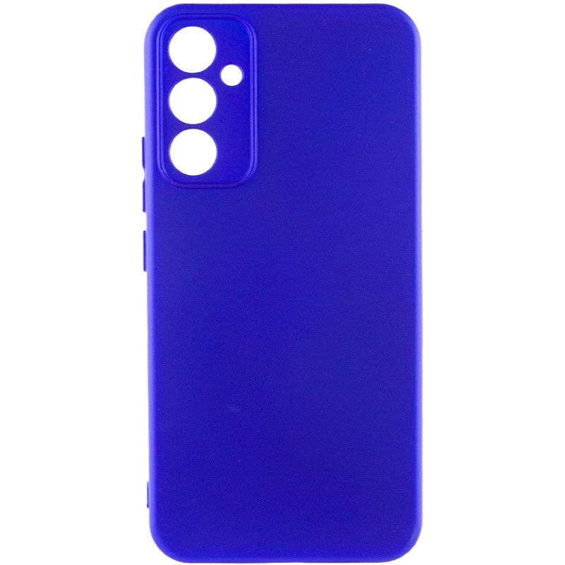 Чехол Silicone Cover Lakshmi Full Camera (A) для Samsung Galaxy A35 (Синий / Iris)