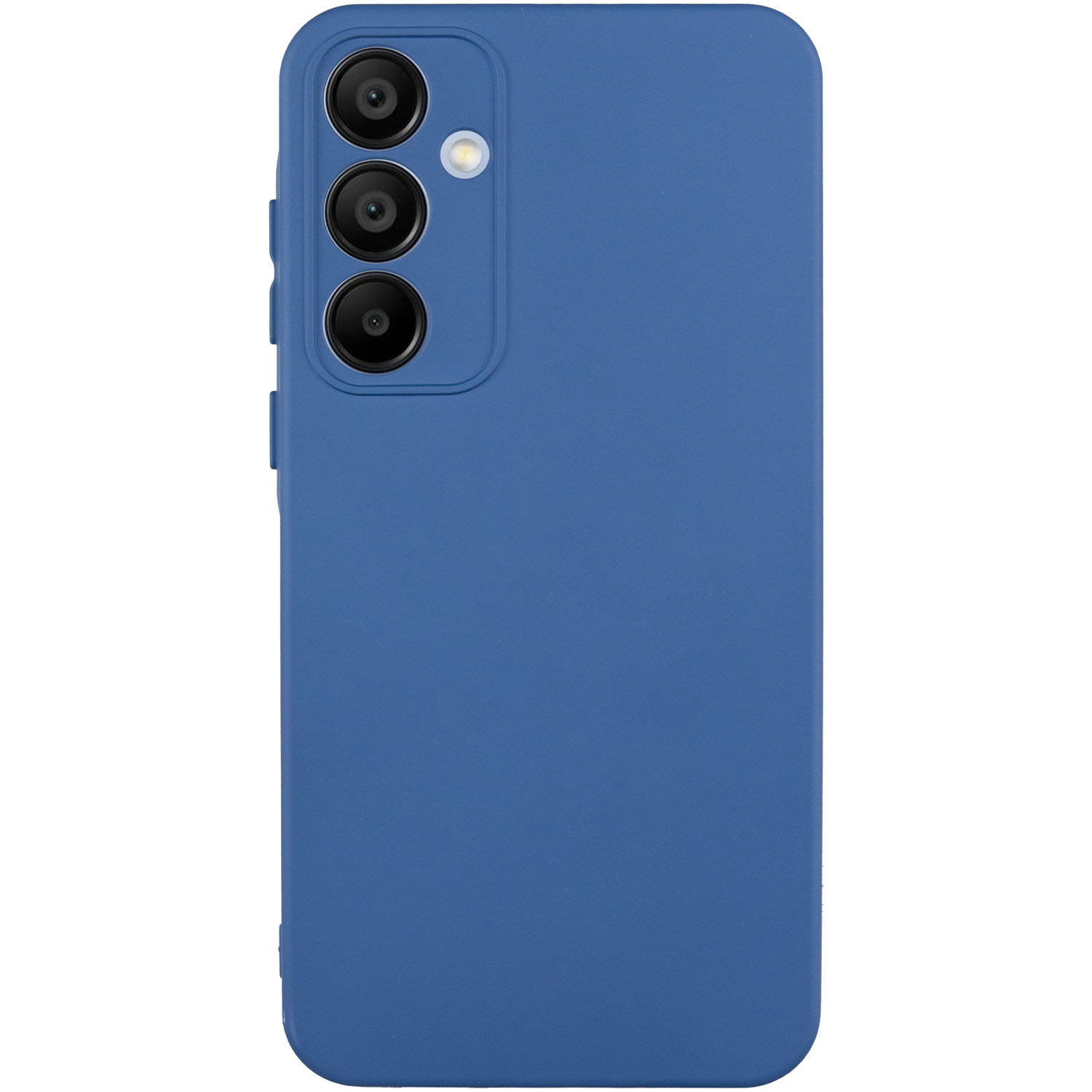 Чехол Silicone Cover Lakshmi Full Camera (A) для Samsung Galaxy A35 (Синий / Navy Blue)