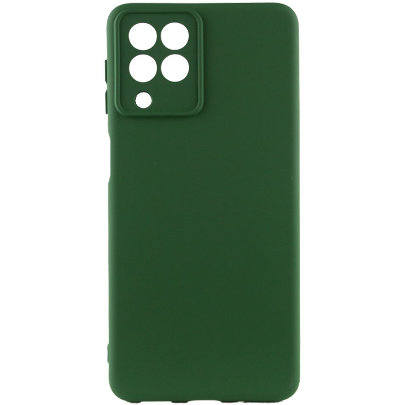 Чехол Silicone Cover Lakshmi Full Camera (A) для Samsung Galaxy M53 5G (Зеленый / Dark green)