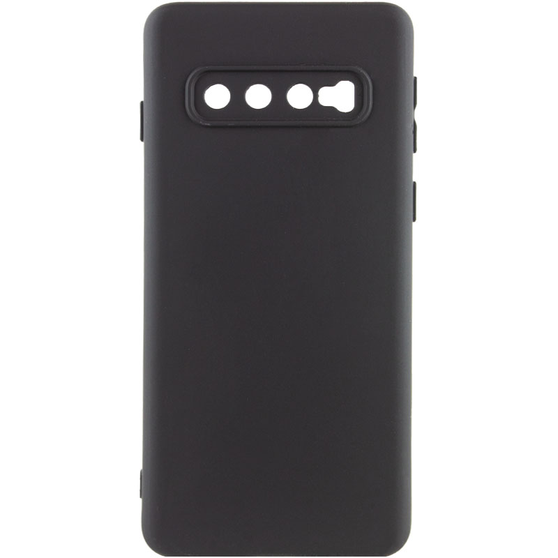 Чехол Silicone Cover Lakshmi Full Camera (A) для Samsung Galaxy S10 (Черный / Black)