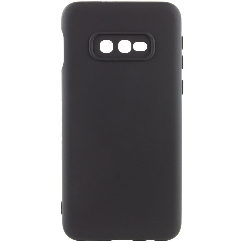 Чехол Silicone Cover Lakshmi Full Camera (A) для Samsung Galaxy S10e (Черный / Black)
