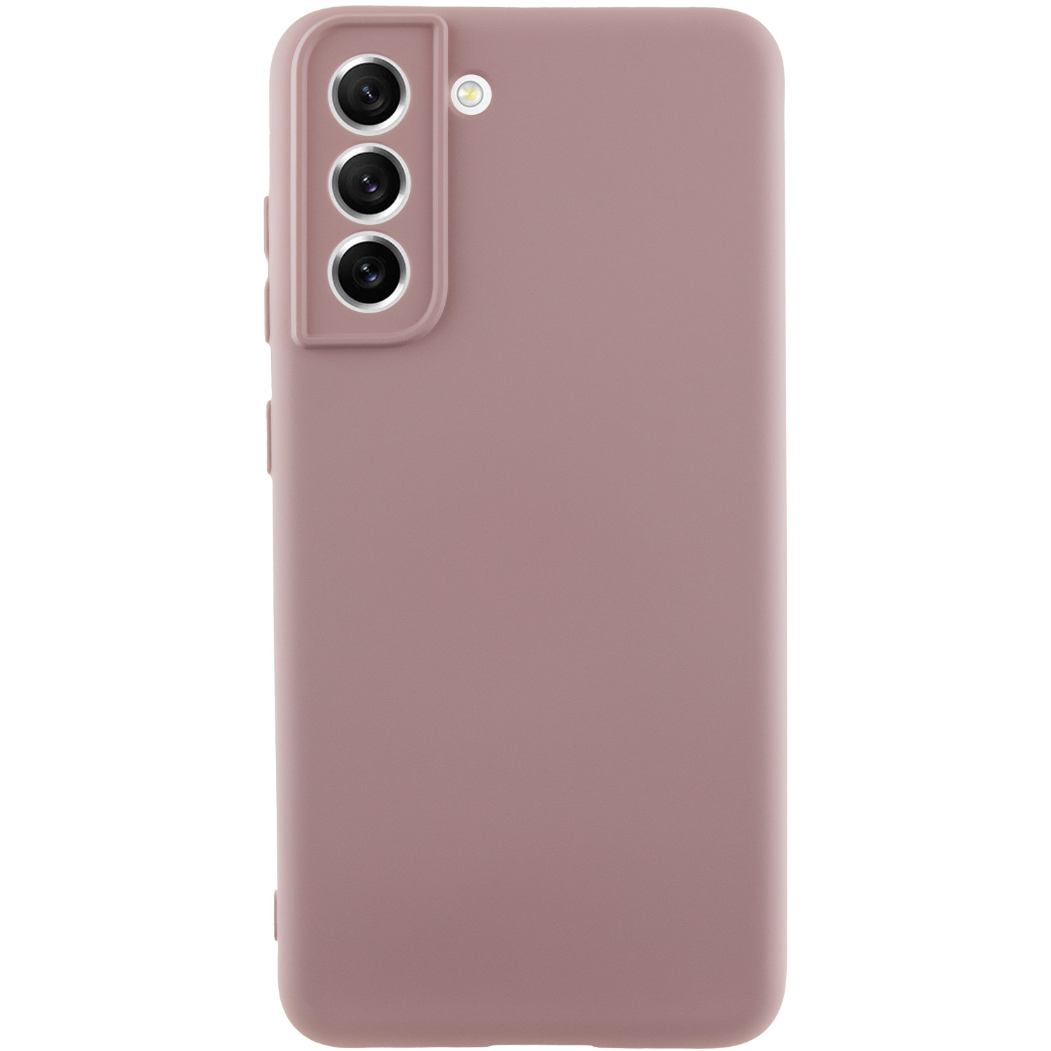 Чохол Silicone Cover Lakshmi Full Camera (A) для Samsung Galaxy S21 FE (Рожевий / Pink Sand)