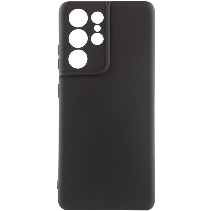 Чехол Silicone Cover Lakshmi Full Camera (A) для Samsung Galaxy S21 Ultra (Черный / Black)