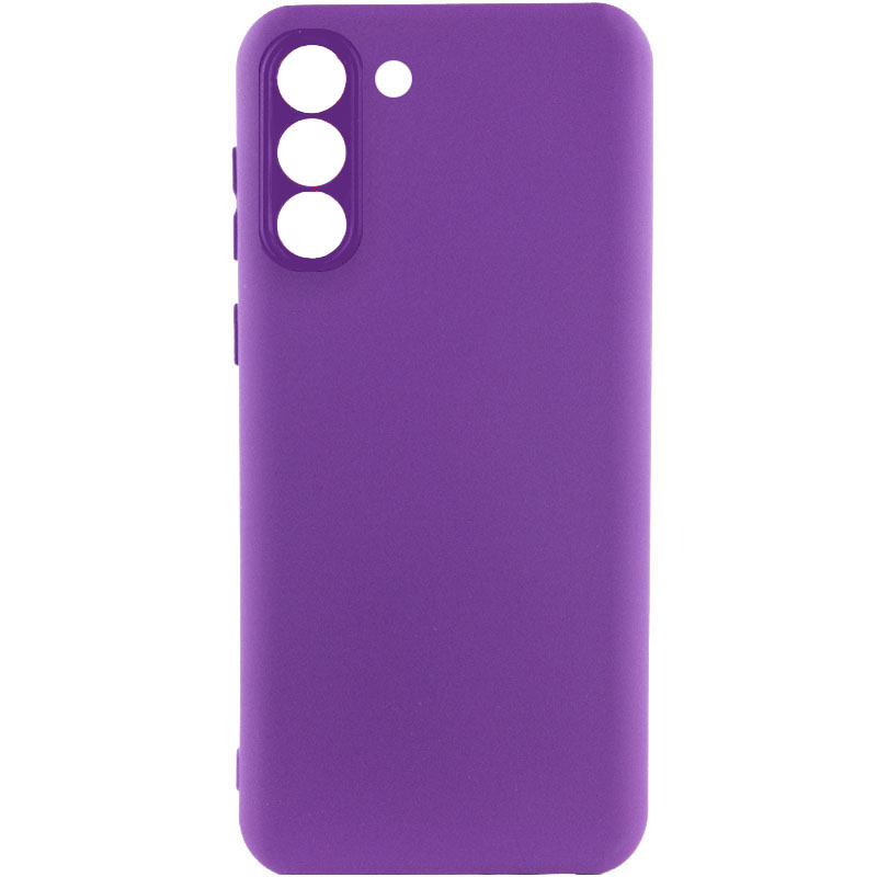 Чехол Silicone Cover Lakshmi Full Camera (A) для Samsung Galaxy S21 (Фиолетовый / Purple)